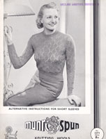 vintage ladies summer top munrospun 1940s
