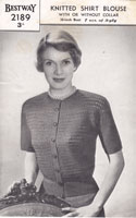 ladies summer tops knitting patterns 1940