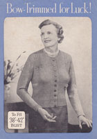 ladies 1940s jumper knitting patterns