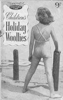 vintage knitting patterns for childs and babies beach wear swim suits 1940s