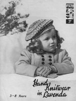 vintage fair isle beret for small child 1940s knitting pattern