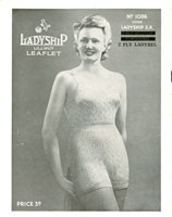 vintage knitting pattern for ladies underwear