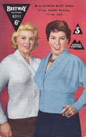 Great ladies vintage knitting pattern fuller figure cardigan