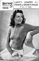 Vintage Ladies knitting patterns from the Retro Knitting Company
